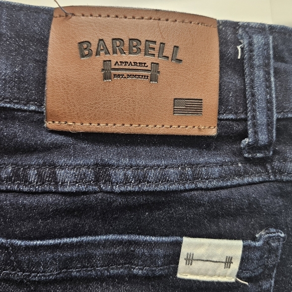 Barbell Apparel Dark Denim Slim Fit Skinny Jeans Size 29L - Picture 6 of 16